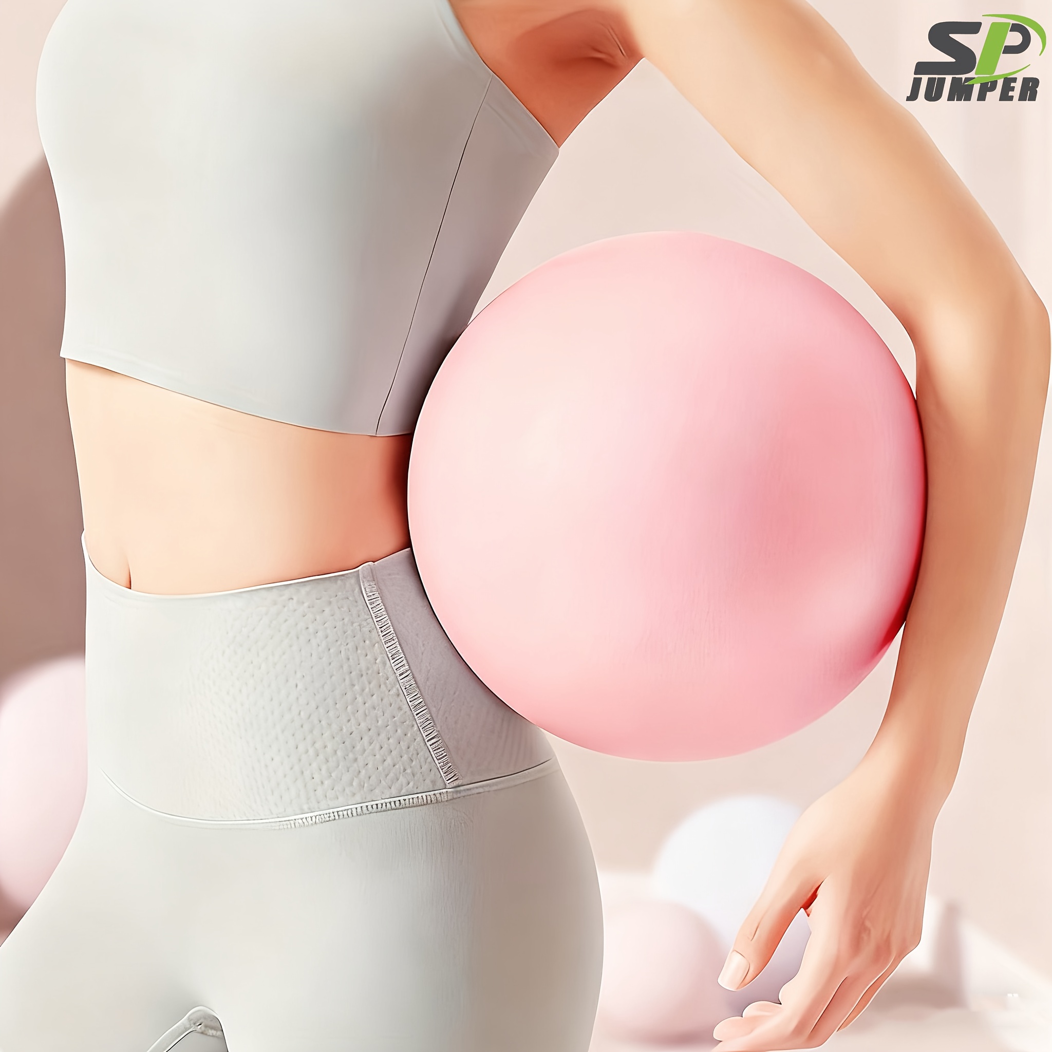 Pilates Toning Ball - 1PC Thick PVC Yoga Ball, Non-Slip