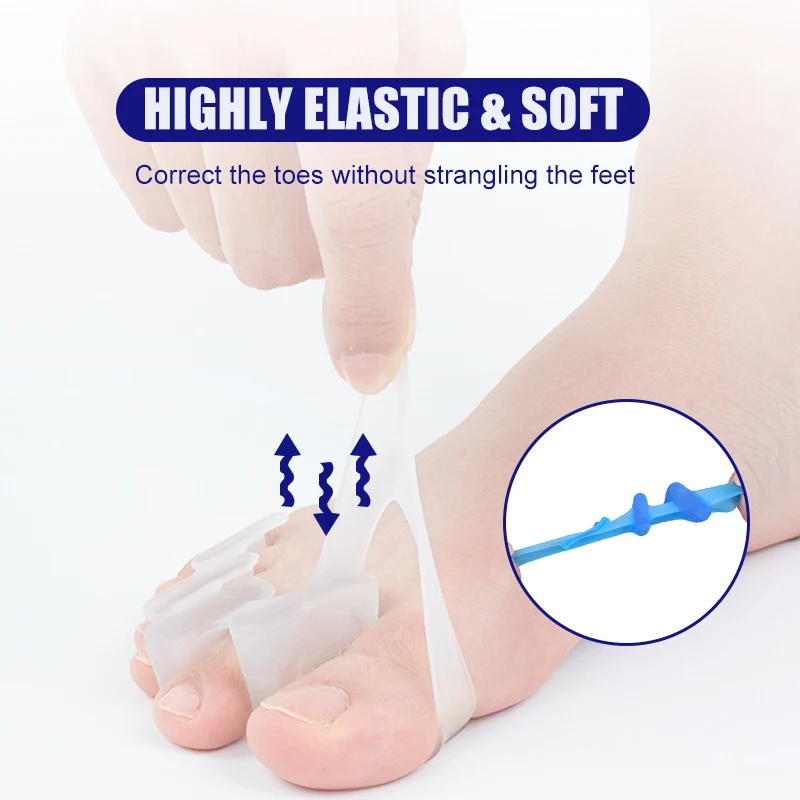 1 Pair Silicone Toe Separator  - огляд і ціна Toe Separator Silicon