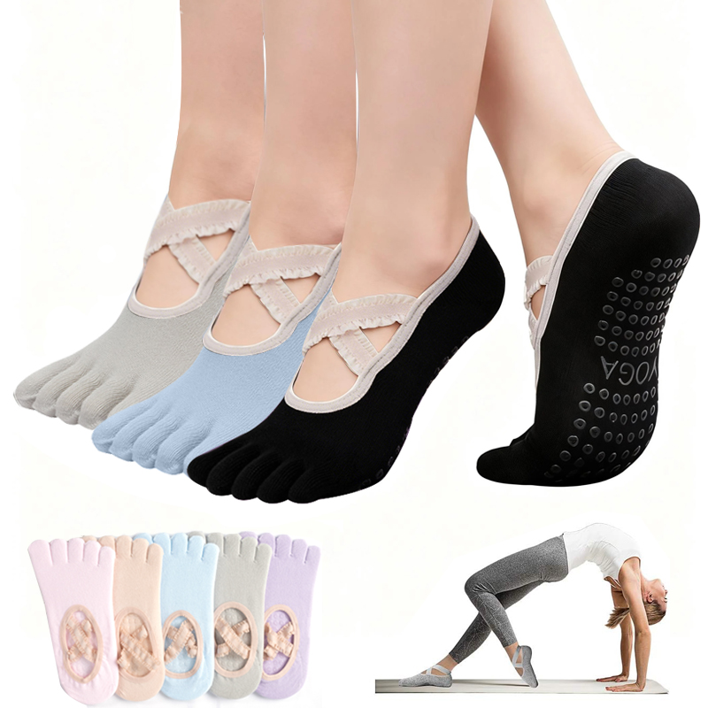 Ladies Non-Slip Pilates Socks  - огляд і ціна Pilates And Yoga Studio
