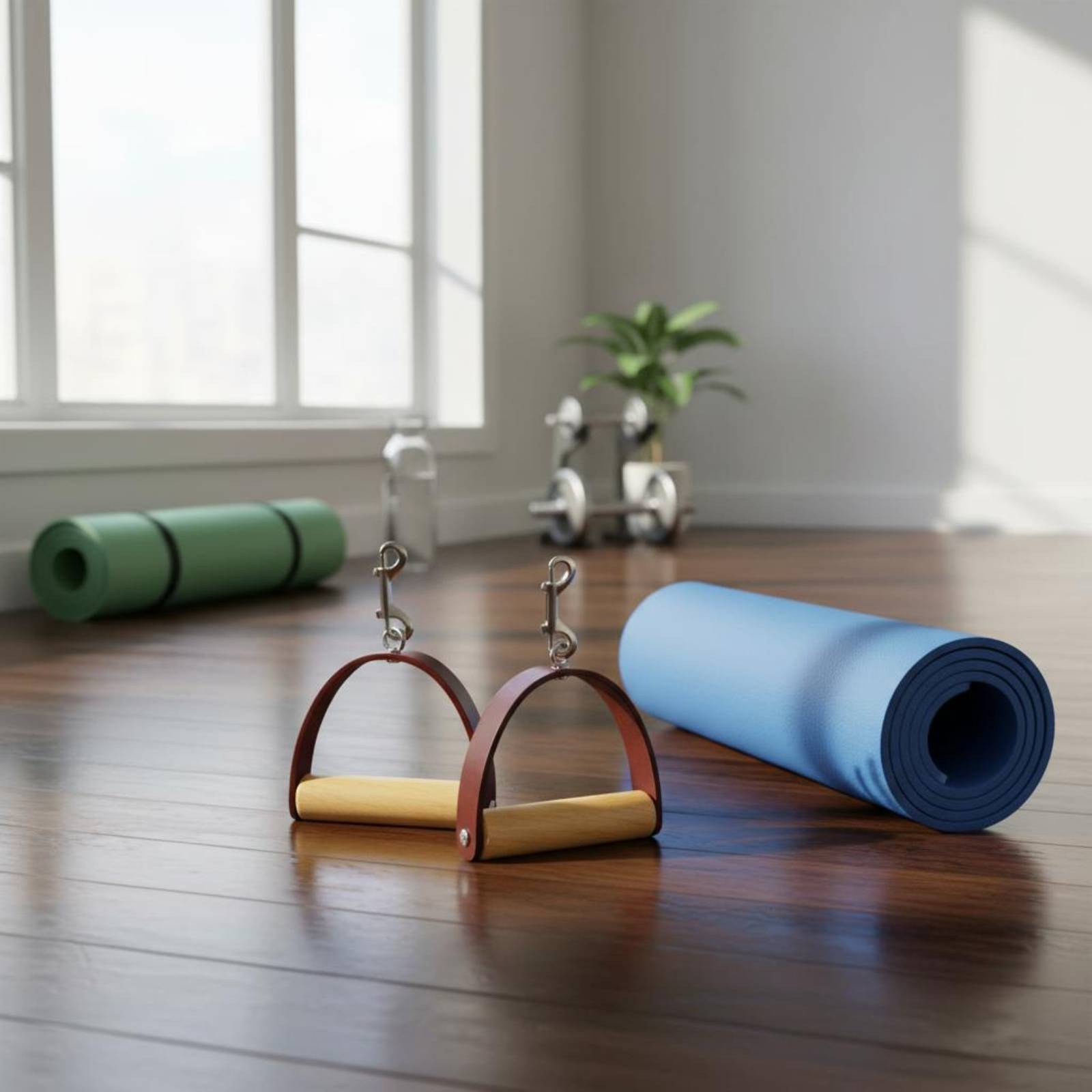2Pcs/Set Pilates Leather Handl - огляд і ціна Pilates & Yoga Unleashed Studio Tuckahoe