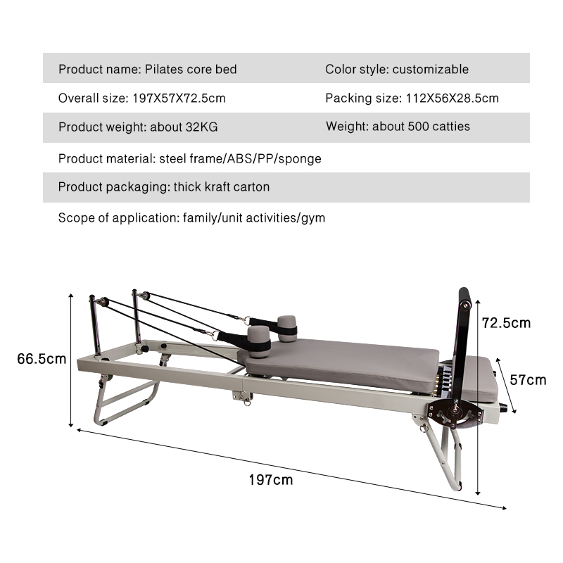 Large Folding Pilates Reformer - огляд і ціна Pilates Yoga Weight Loss