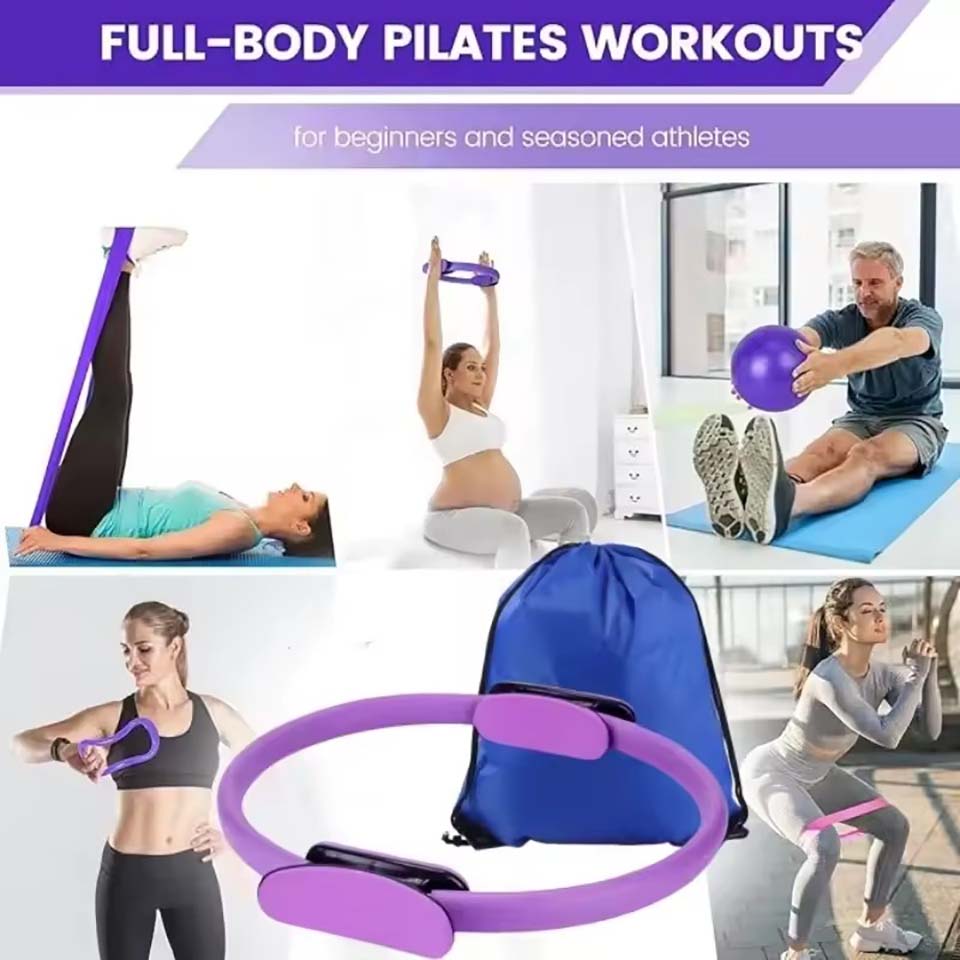 13Pcs/Set Yoga Circle Gym Set  - огляд і ціна Pilates Yoga Weight Loss