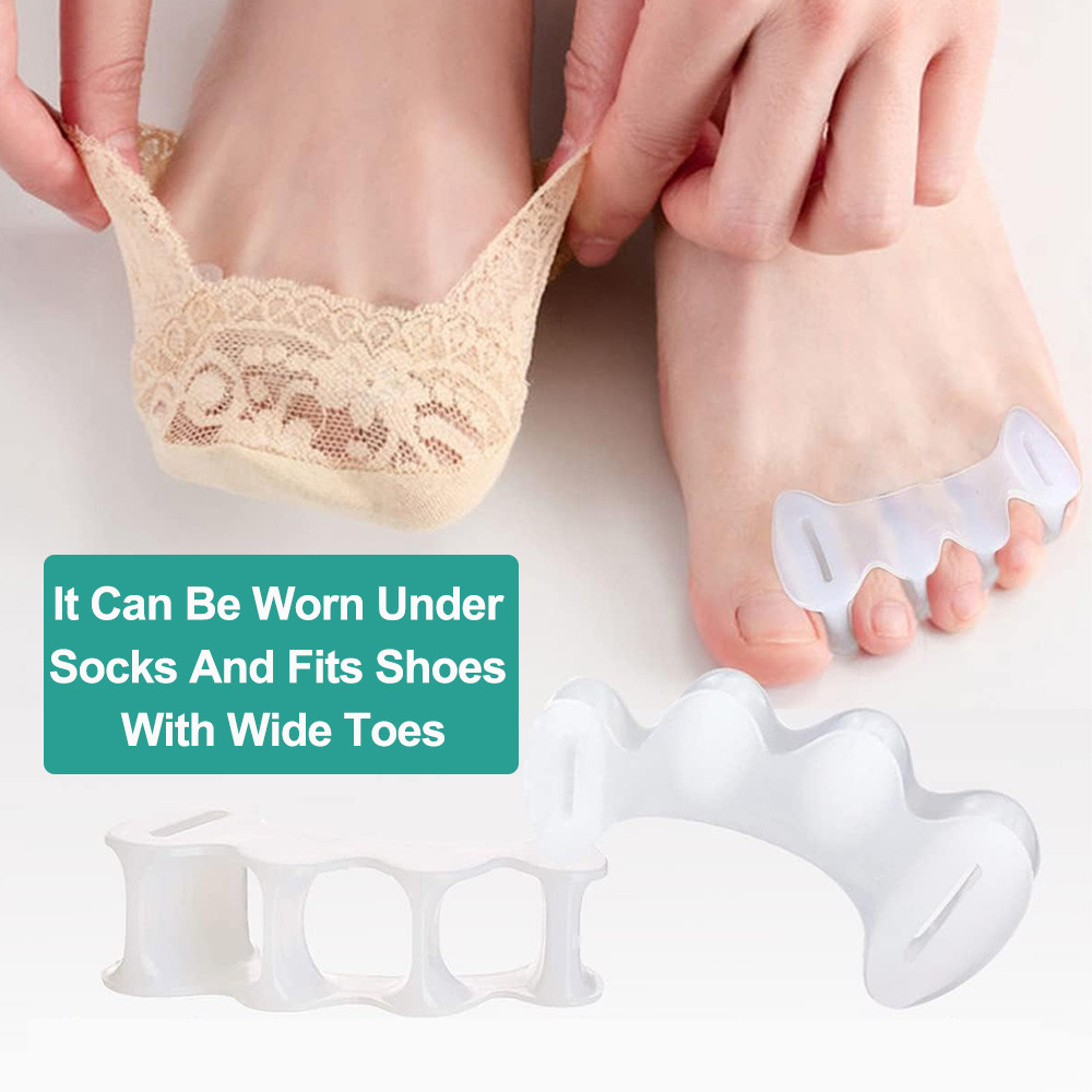 1Pair Gel Hard Silicone Toe Fi - огляд і ціна Toe Separator Silicon