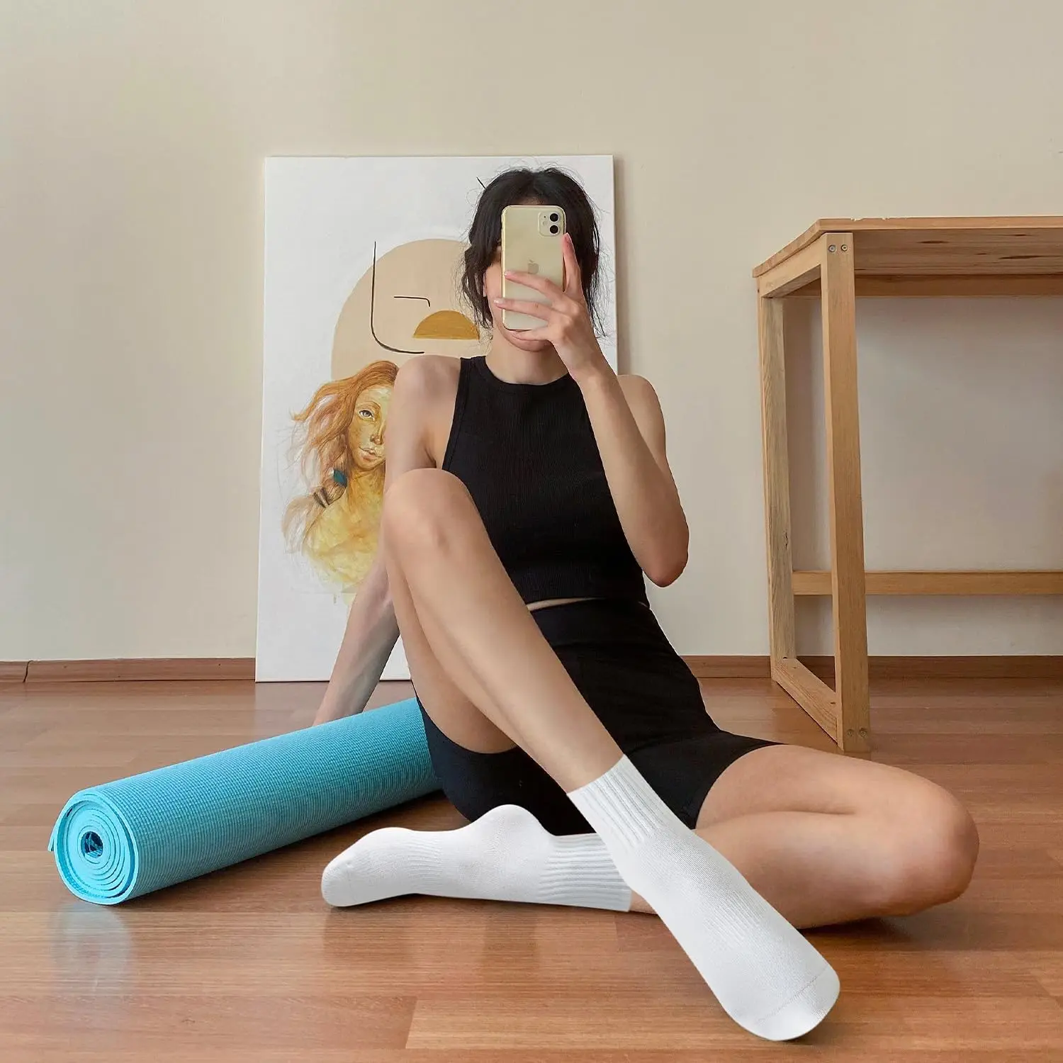4 pairs of women's yoga socks, - огляд і ціна Pilates & Yoga Unleashed Studio Tuckahoe