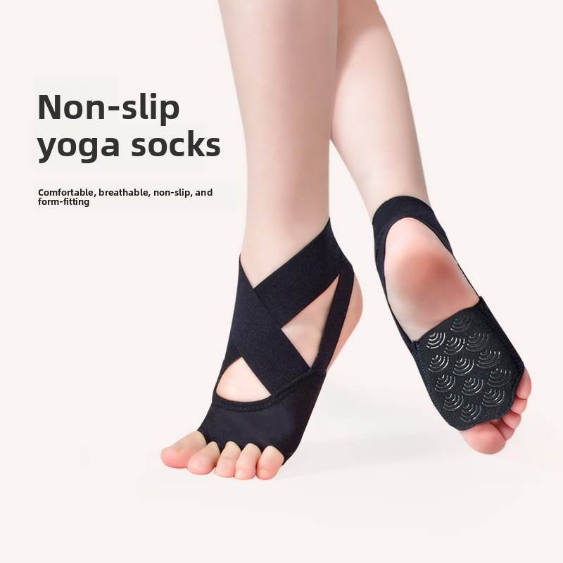 Grip Yoga Socks with Open Toes - огляд і ціна Pilates Yoga Footwear