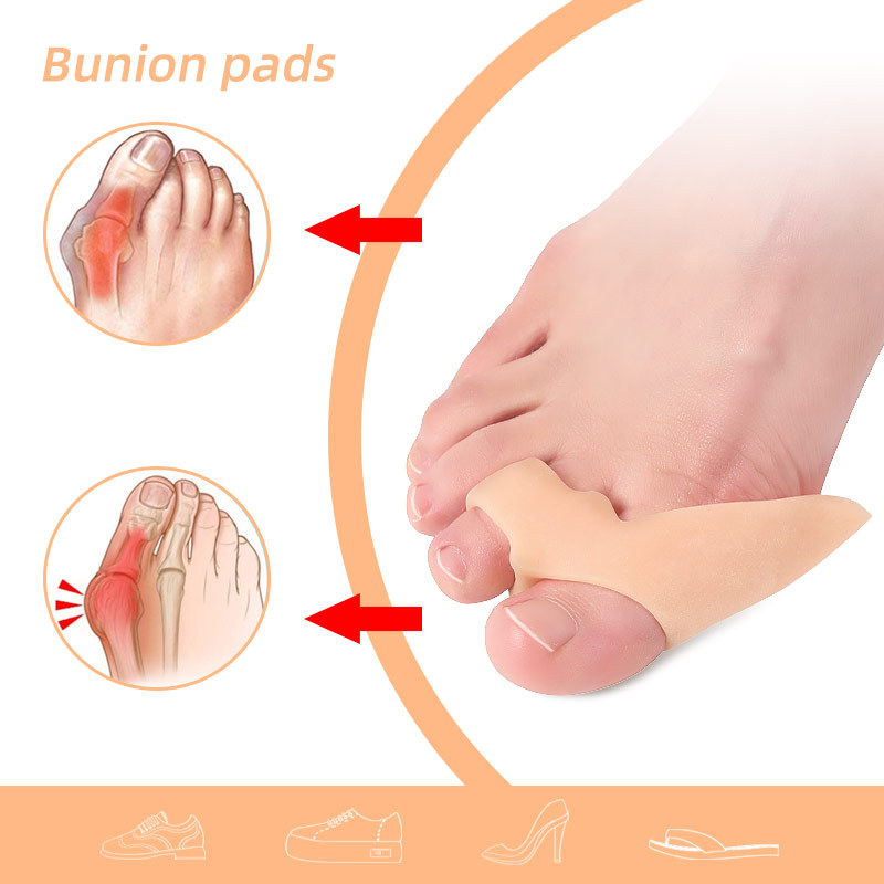 1Pair Gel Silicone Foot Care T - огляд і ціна Toe Separator Silicon