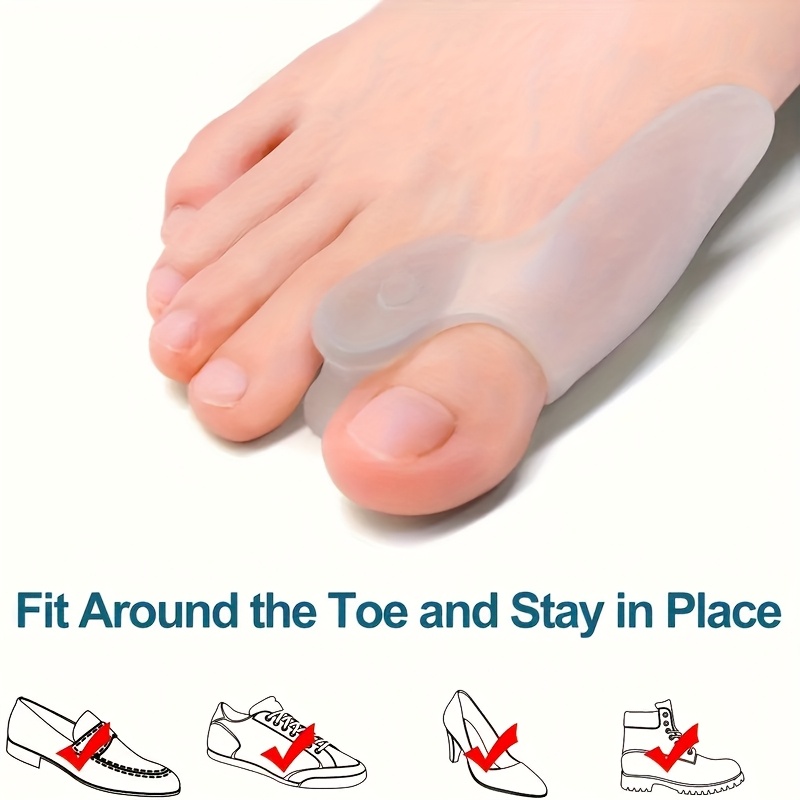 1 pair of silicone toe covers, - огляд і ціна Toe Separator Silicon
