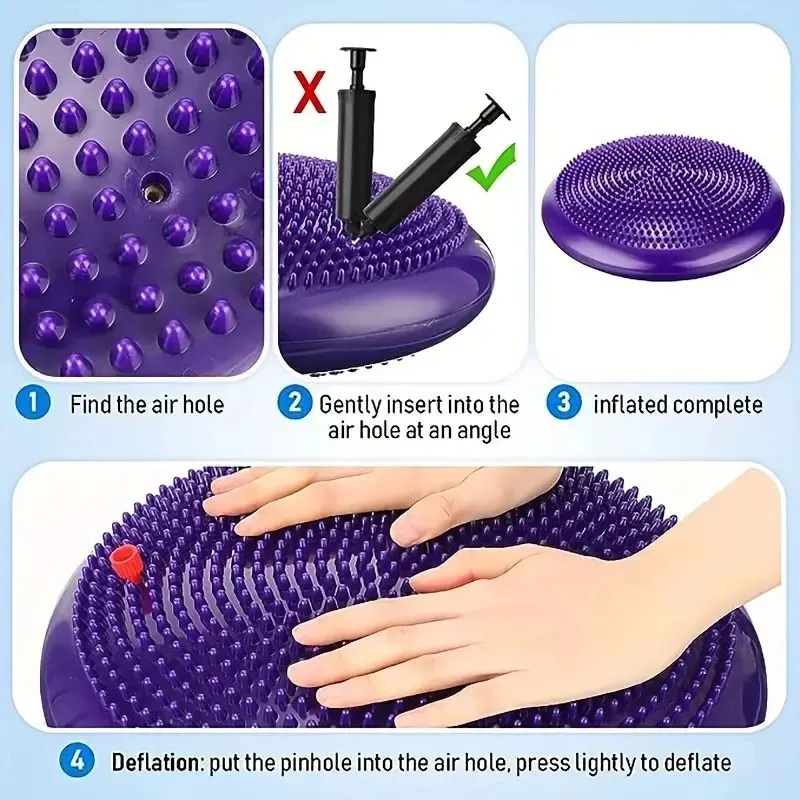 Inflatable Balance Pad Yoga Ma - огляд і ціна Exercise Disc Inflatable