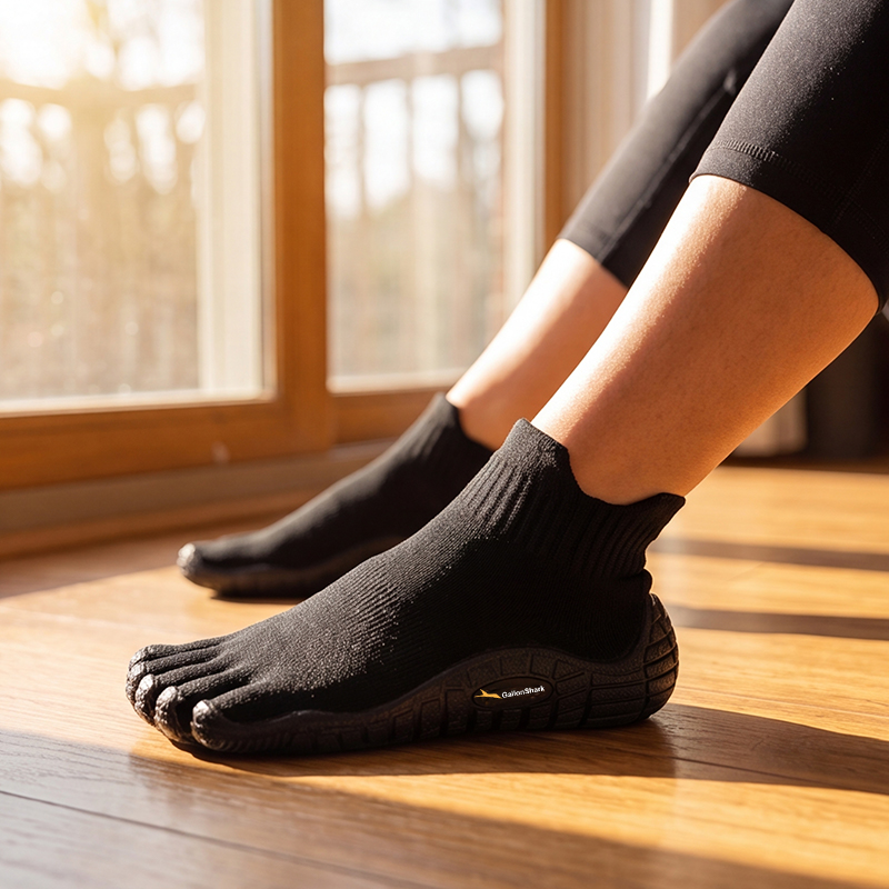 GallonShark Five-Toe Sock Bare - огляд і ціна Pilates Yoga Footwear