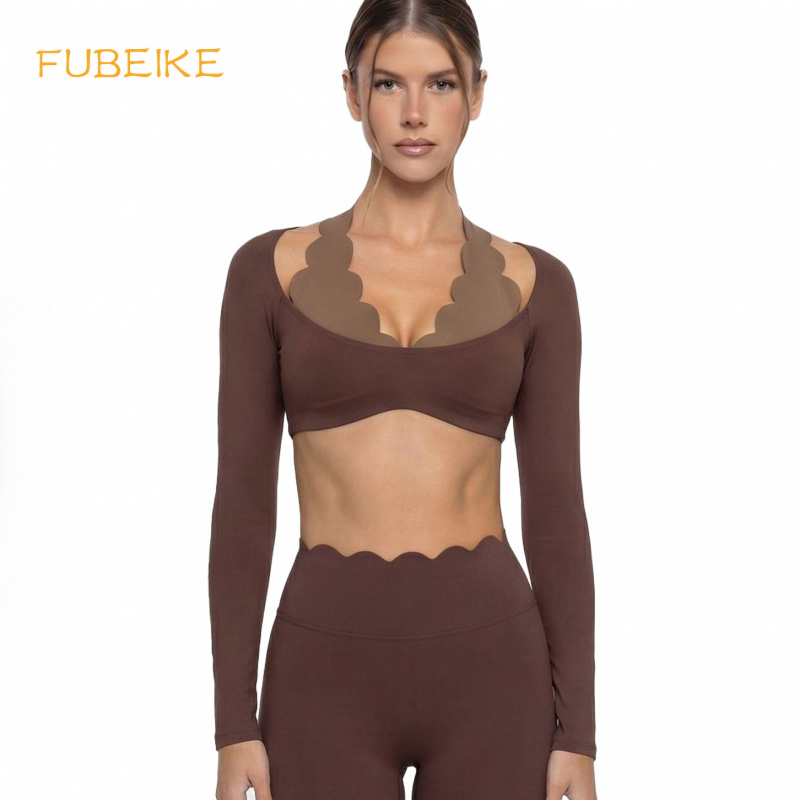 Fake Two-piece Color-blocked Y - огляд і ціна Pilates Yoga Clothes