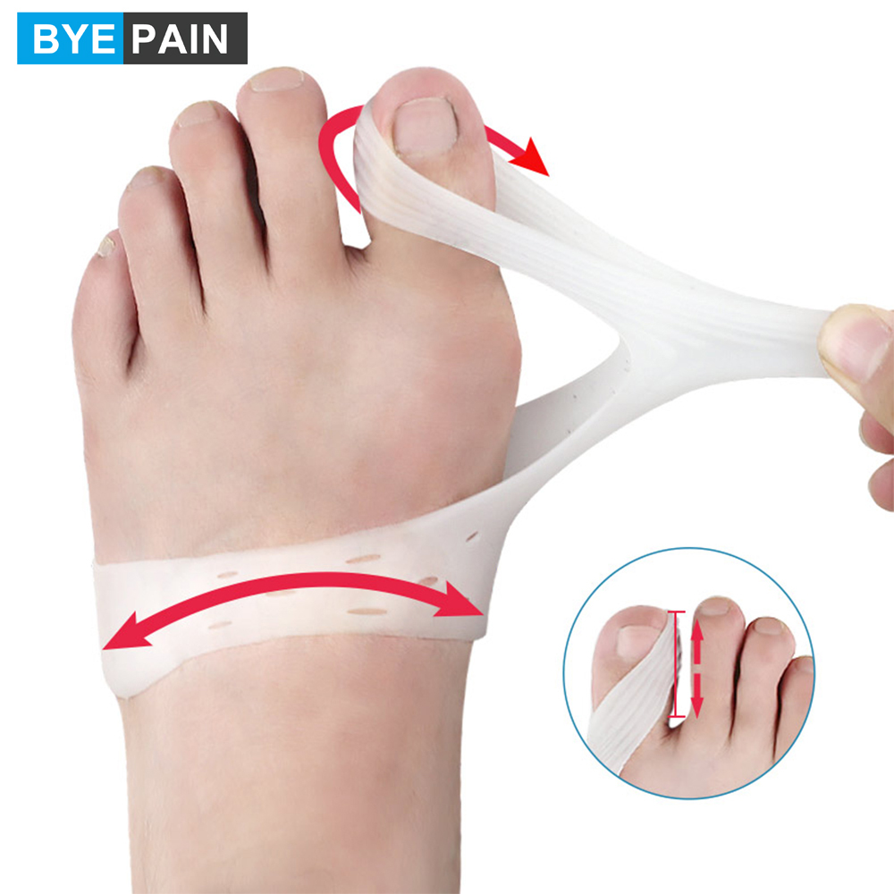 1Pair Silicone Bunion Correcto - огляд і ціна Toe Separator Silicon