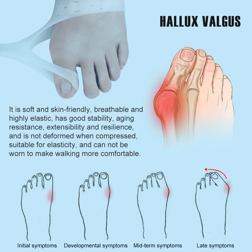 1Pair Silicone Bunion Correcto - огляд і ціна Toe Separator Silicon