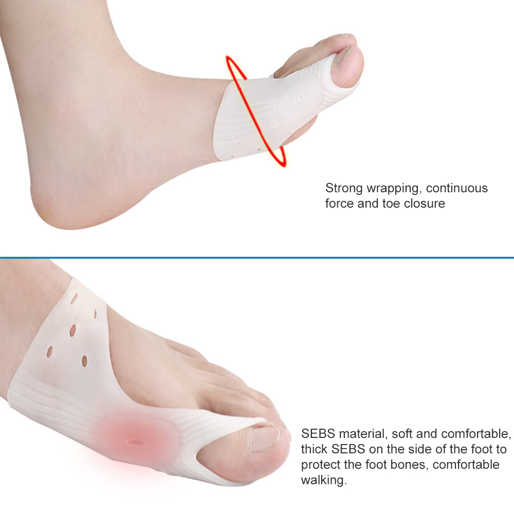 1Pair Silicone Bunion Correcto - огляд і ціна Toe Separator Silicon