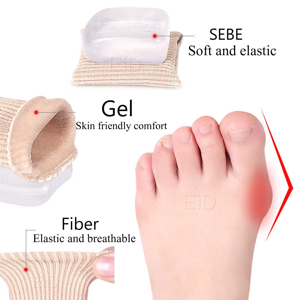 2 PCS Silicone Gel Thumb Corre - огляд і ціна Toe Separator Silicon