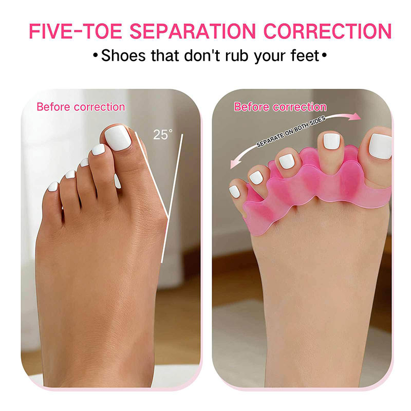 1Pair Silicone Toe Separators  - огляд і ціна Toe Separator Silicon