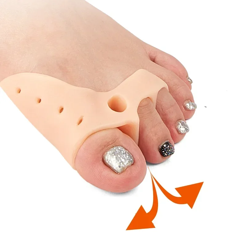 1 Pair Silicone Toe Corrector  - огляд і ціна Toe Separator Silicon