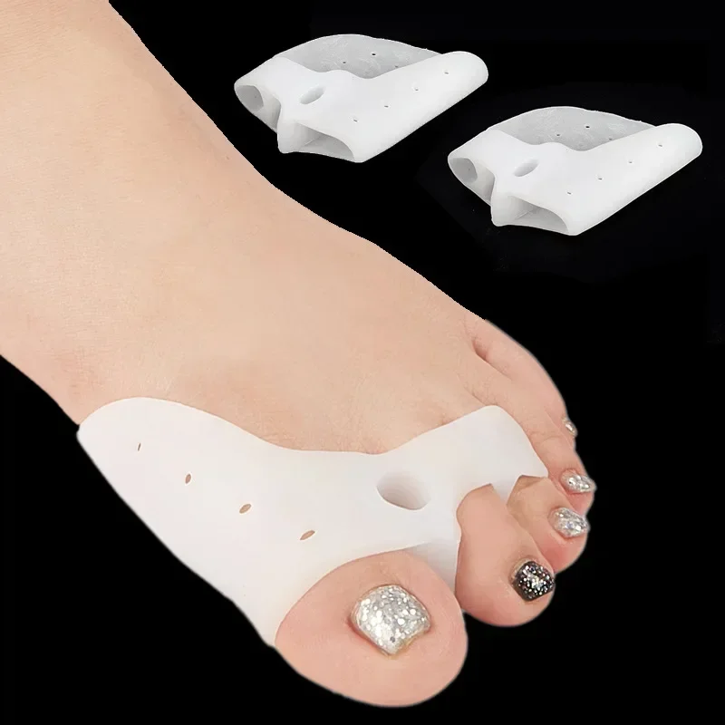 1 Pair Silicone Toe Corrector  - огляд і ціна Toe Separator Silicon