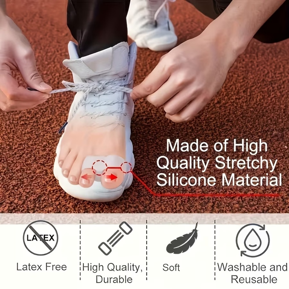 4 White Silicone Toe Separator - огляд і ціна Toe Separator Silicon