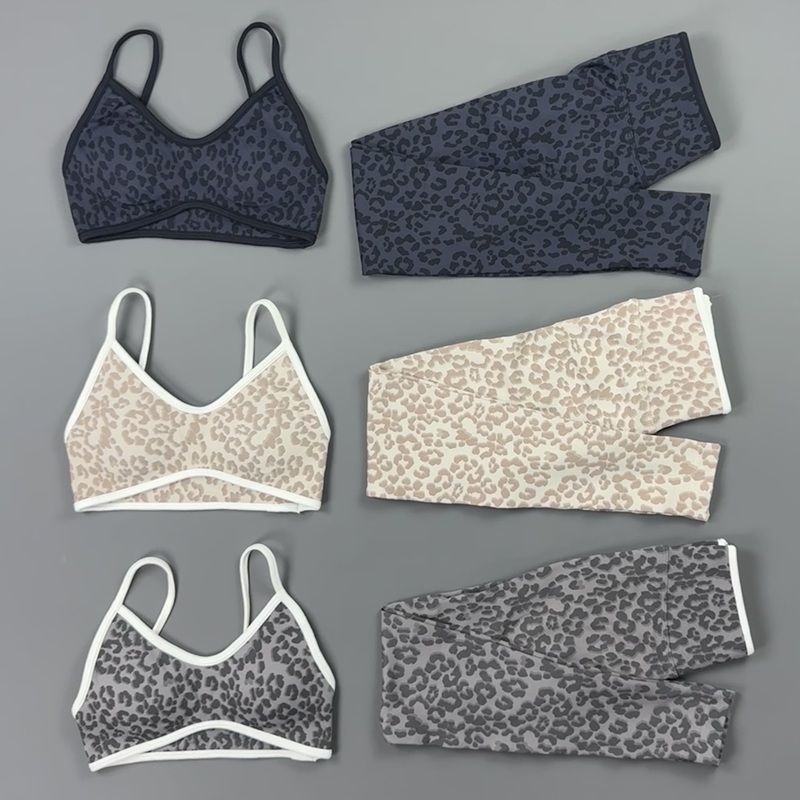 2 Pieces Yoga Set Women Leopar - огляд і ціна Pilates Yoga Clothes