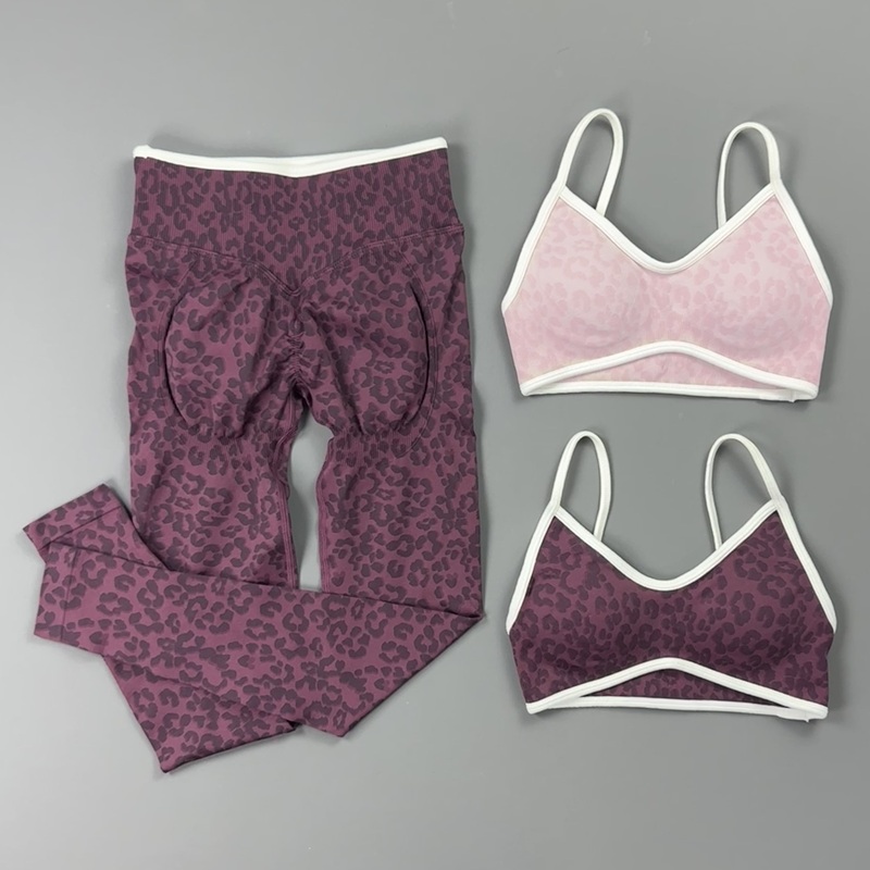 2 Pieces Yoga Set Women Leopar - огляд і ціна Pilates Yoga Clothes