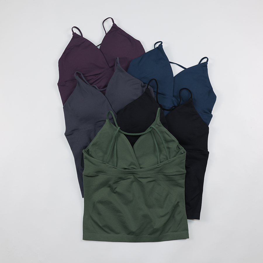 Twist Front Backless Gym Top W - огляд і ціна Pilates Yoga Clothes