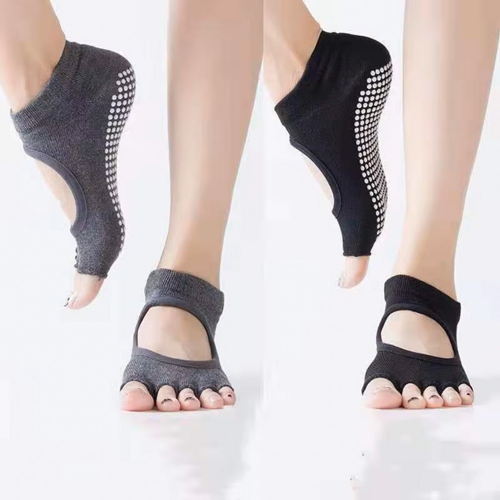 Backless Five Toe Yoga Socks O - огляд і ціна Pilates And Yoga Studio
